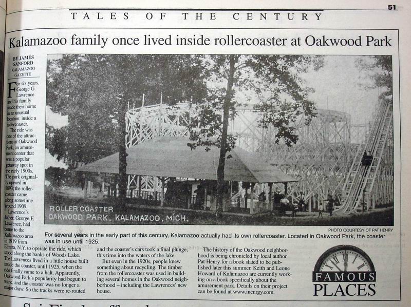 Casino Park - FROM THE NEWSPAPER FROM RON GROSS